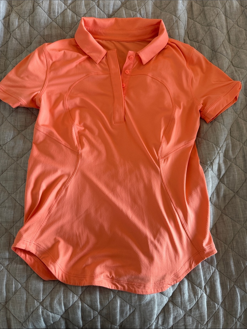 lululemon athletica Coral Button-Down Polo
